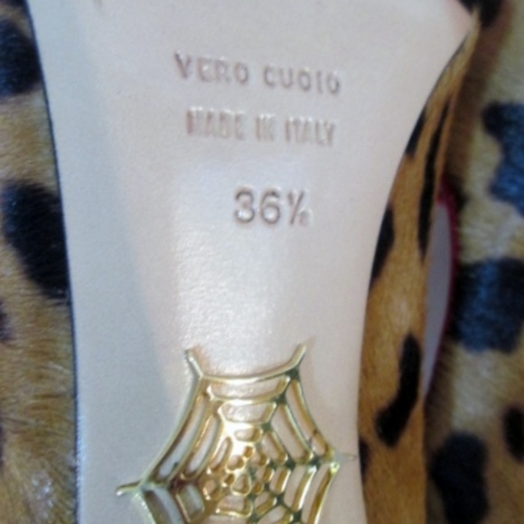 NEW CHARLOTTE OLYMPIA POLLY PUMP LEOPARD - Picture 8 of 8